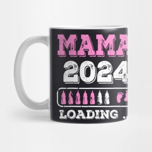 Mama Est 2024 Promoted To Mommy Mothers Day Mom To Be 2024 Mug